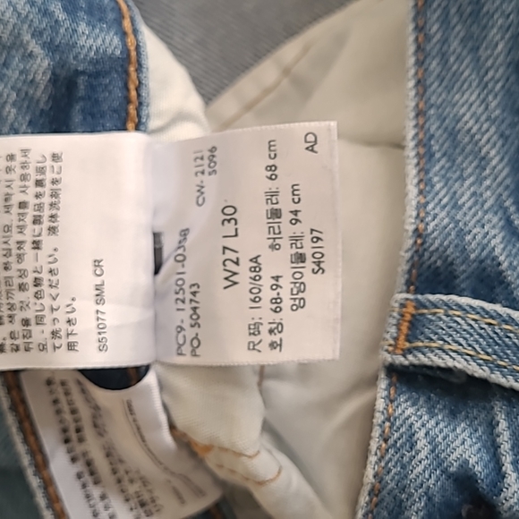 Levis 501 distressed cropped - Picture 5 of 6